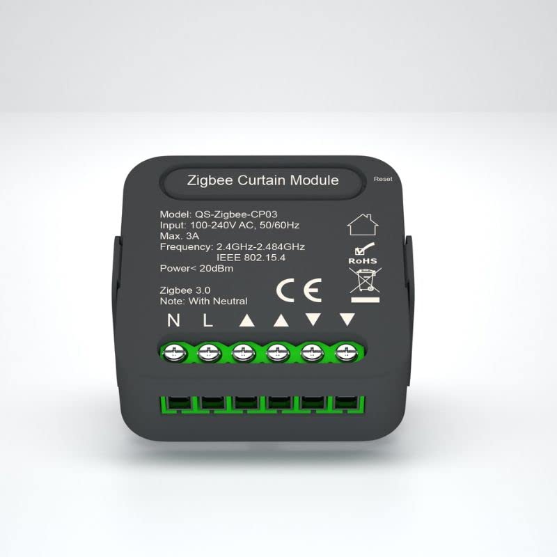 Module Interrupteur pour Volet Roulant Zigbee (2 pièces) + passerelle Zigbee