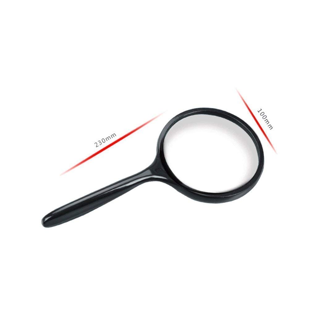 Lente di ingrandimento Boutique Lente di ingrandimento Portatile 5X per Studenti Anziani Impara a Leggere i giornali in Loco Lente di ingrandimento ad Alto ingr