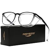 AIEYEZO Safety Glasses for Women Anti-Fog Goggles Oversize Anti-Blue Light Nurse Protective Glasses (Black)