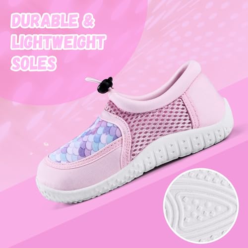 Image of WateLves Kids Water Shoes for Boys and Girls Quick Dry Barefoot Aqua Socks Beach Swim Pool Shoes Toddler Little Kid to Big Kid