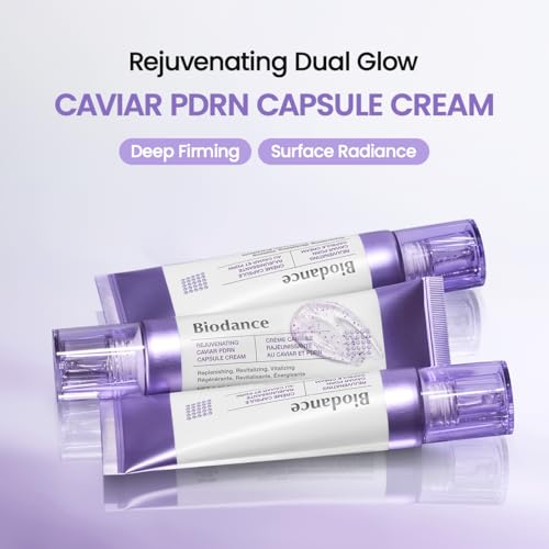 Image of BIODANCE Rejuvenating Caviar PDRN Capsule Cream, Hydrating Face Moisturizer with Caviar Salmon DNA PDRN, Korean Skin Care, Self Care Gifts for Women | 1.69 fl. oz.