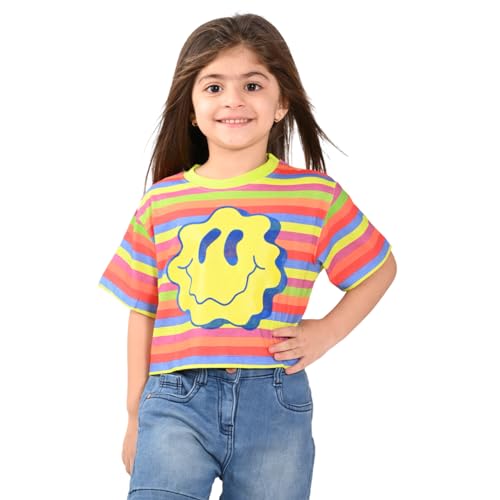 Image of BONKIDS Girls Tshirt (BON9511 8-9Y) Multicolour
