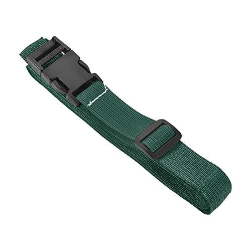 Image of M METERXITY 1 Pack Luggage Straps- Travel Baggage Accessory Adjustable Suitcase Belt with Quick Release Buckle, Apply to Travel (1.5 Meters, Light Green)