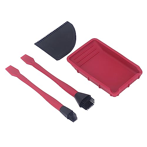 Conjunto de Aplicador de de Silicone de 4 Unidades para Marcenaria, Ideal para Espalhamento Preciso