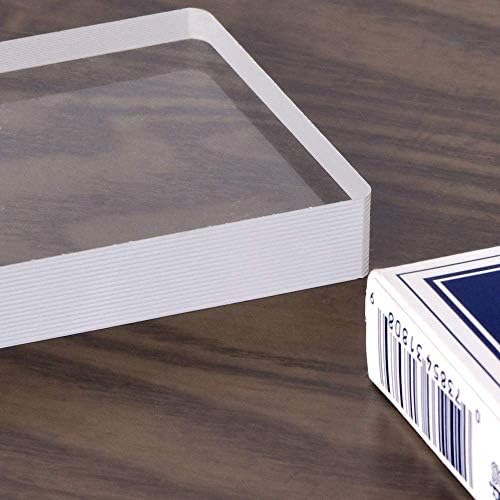 Omni Deck szklana talia kart związane z lodem magiczne sztuczki zbliżenie karta iluzja akcesoria sztuczka znak karta do czyszczenia bloku magia