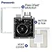 Panasonic WhisperGreen Select Dual Speed Ceiling Mount Exhaust Fan with LED Light, Customizable, 30 to 110 CFM, FV-0511VKSL2