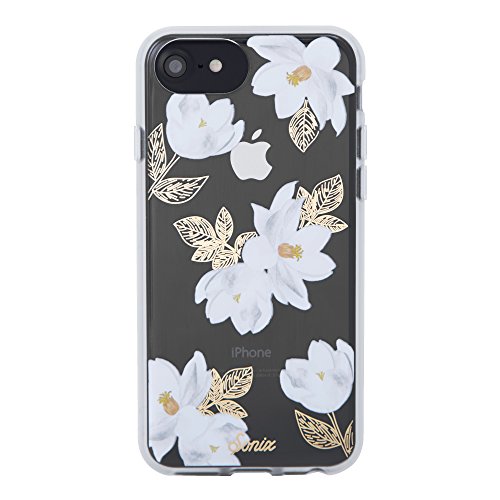iPhone 8, 7, 6, Sonix Oleander (white flowers) Cell Phone Case [Military Drop Test Certified] Protective Clear Case for Apple iPhone 6, iPhone 6s, iPhone 7, iPhone 8