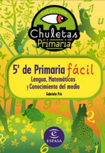 5º de Primaria fácil. Libro de Contenidos (Chuletas) - 9788467031249