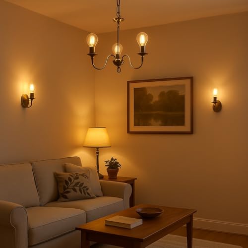 Image of TRIPPING 4Watt B22 LED Filament Bulb - Warm White Clear Glass Energy Saving Decorative Light, Long Life Vintage Style for Home, Office, Restaurants, Cafes, Lamps & Chandeliers pack of 1