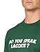 Lacoste Men's Text Print Cotton T-Shirt, Green, XX-Small