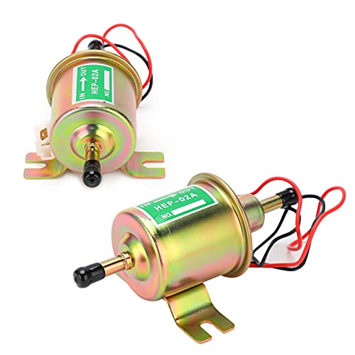 Bomba de combustível elétrica diesel universal, bomba de transferência em linha 12V HEP-02A, 3-6 PSI