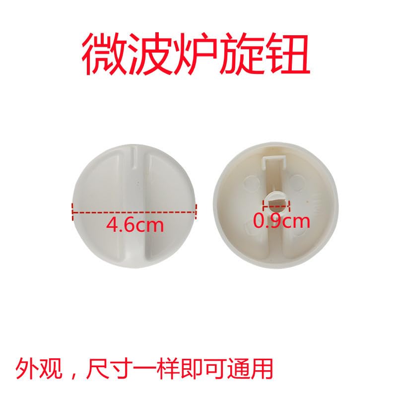Spool Roterende Knop Clip Knop Geschikt voor Magnetron Oven Druk Mechanische Rijstkokerbedieningsschakelaar Universeel 2 stuks D-vormige Magnetronbedieningsknop Universele Magnetronknop D-gat