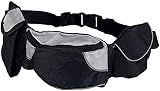 Trixie 3237 Dog Activity Hüfttasche Baggy Belt, Gurt: 62–125 cm, schwarz/grau