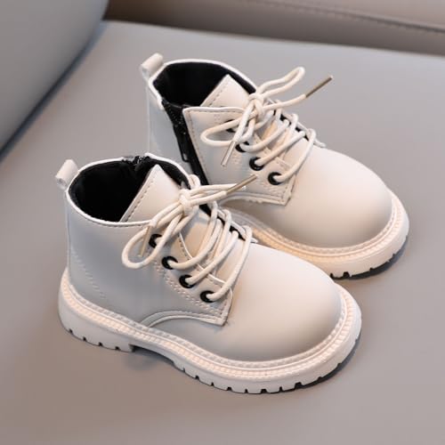 Girls Ankle Boots Combat Boots Lace Up Non-Slip Short Boots Breathable Toddler Boots for Infant Toddler Little Kid2