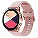 Minggo Band Compatible with Samsung Galaxy Watch Active/Active2 40mm/44mm,Silicone Sports Wristband Replacement Compatible for Galaxy Watch 42mm/Gear S2 Classic/Gear Sport Smart Watch (Pink)