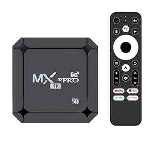 MXQ Pro 5G 4K Android TV 14.0 Box R...