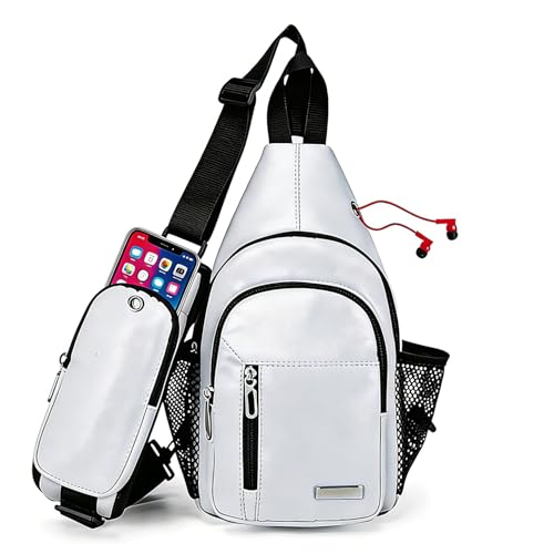 Image of JENAGREEN Sling Backpack Crossbody Sling Bag, Cross Bag Adjustable Travel Hiking Essentials Casual Daypack Multipurpose Chest Bag Purse for Women Men