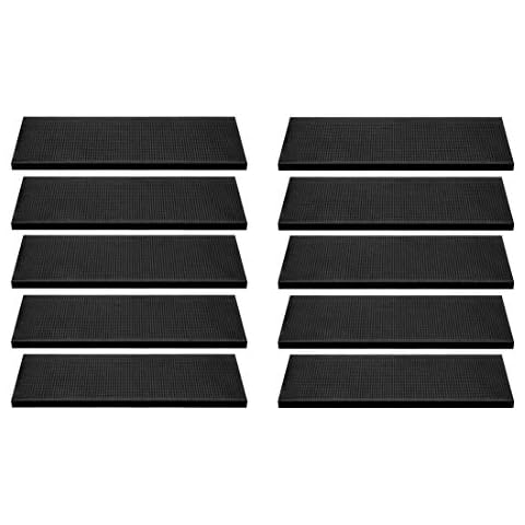 BigDean 10er Set Stufenmatte aus Gummi Cover
