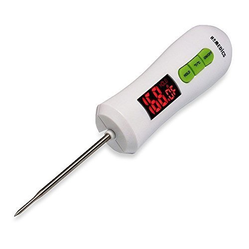 HoMedics LED Digital Thermometer With Folding Probe -40 to 450 F