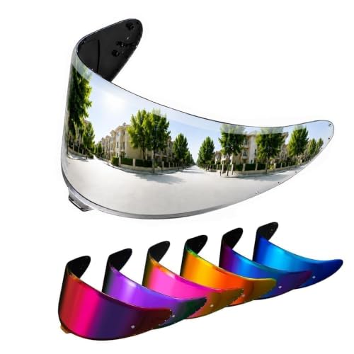 Image of PSLER RF-1400 RF 1400 visor - CWR-F2R Face Shield Helmet Visor Motorcycle Helmet Shield Accessories Replacement for RF 1400 CWR-F2R NXR2 Z8,Silver