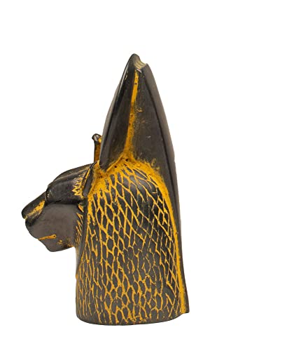Busto Sekhmet Egipcio 4.5 pulgadas Negro miniatura 5