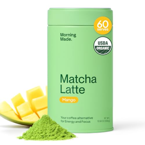 Morning Made USDA Organic Mango Matcha Powder (10.6 oz, 60 Servings)