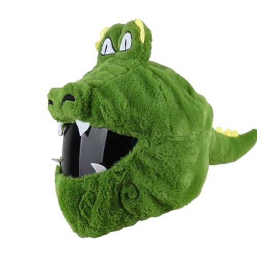 Housse de casque de moto crocodile mignon et accessoires de protection - 6