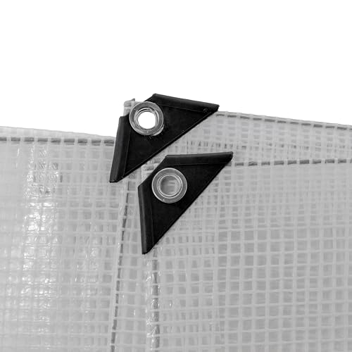 Clear Waterproof Mono Tarpaulin 1m x 1m