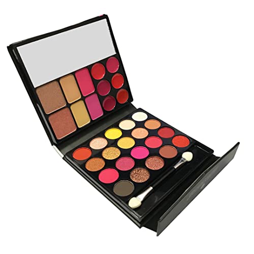 Image of Volo Makeup Kit for Women & Girls Full Kit,Professional Makeup Set, 53 PCS All-in-one Cosmetics Gift Set (Blue)