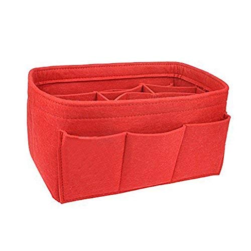 YOPINDO Felt Handbag 12 Pockets Women's Organiser Insert Tidy Travel