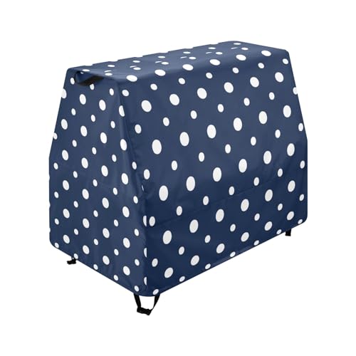 Navy Blue Polka Dots Kids Water Table Cover Fit Step2 Rain Showers Splash Pond Water Table 41