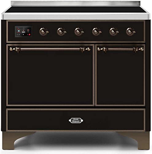 40" Majestic Ii Series Freestanding Electric Double Oven Range With 6 Elements, Solid Door, Convection Oven, Tft Oven Control Display And Child Lock #TOP26