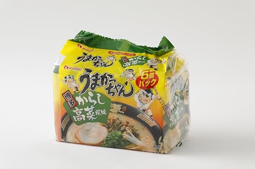 うまかっちゃん 博多からし高菜風味 30食 (5袋×6パック) とんこつ ラーメン インスタントラーメン 袋麺