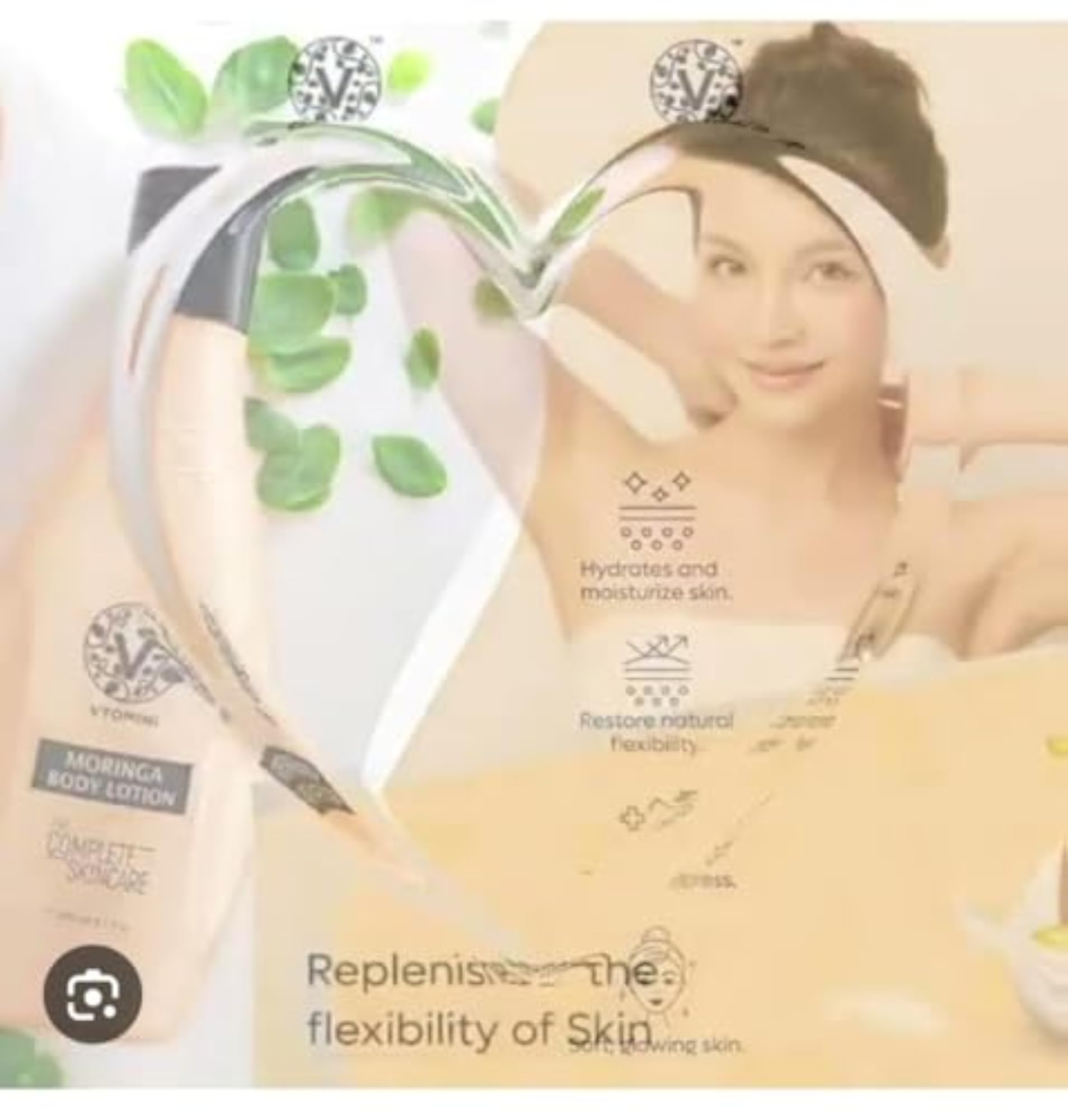 Moringa Body Lotion, Complete Skincare with Moringa Extract