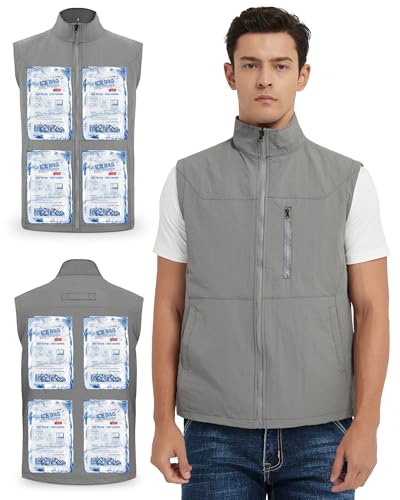 Chaleco de hielo para hombre y mujer que alivia el calor del verano