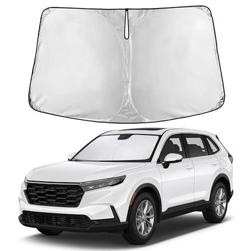 Autovir Windshield Sun Shade Fit for 2023-2024 2025 2026 Honda CR-V Sunshade Front Car Window Shades Sun Visor Blocks UV Rays & Heat Car Accessories