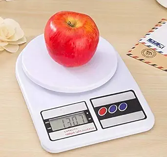 ROMINO? Electronic Digital 10 Kg Weight Scale Kitchen Weight Scale Machine Measure for Measuring Fruits, Spice, Food, Vegetable for Measuring Fruits, Spice, Food, Vegetable