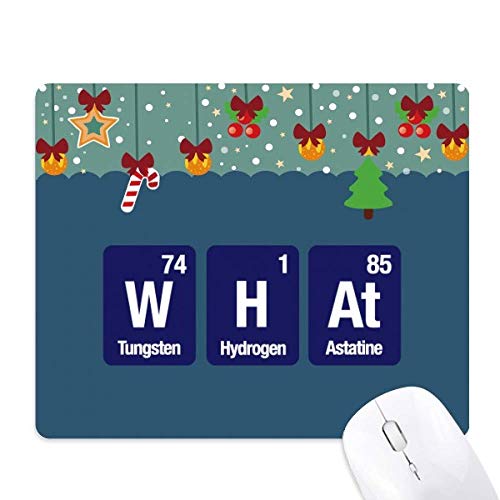 Tapis de souris chimie et science en caoutchouc pour décorer votre bureau à Noël