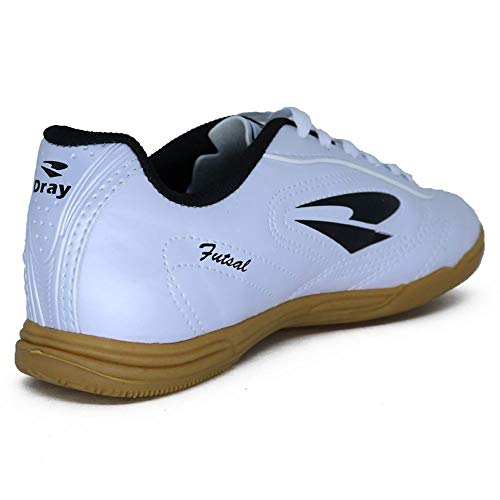 Chuteira Dray Futsal Juvenil Branca