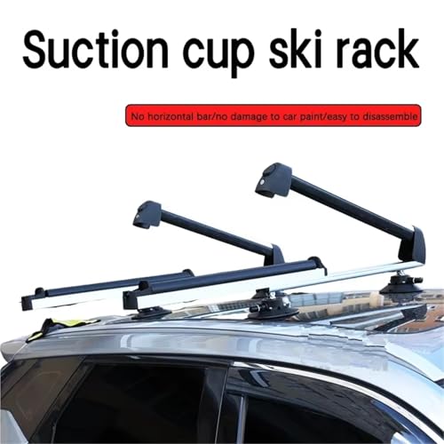 Portaequipajes de Techo con Ventosa para Esquí y Tablas de Snowboard 3