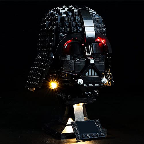 Kyglaring Led Light Set Kompatibel mit Lego Star Wars Darth Vader 75304 Light Kit für Helm Building Blocks - The Bricks Modell Nicht enthalten (Standardversion)