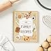 Pipilo Press Blank Family Cookbook Recipe Binder - 6.5 x 8.2 in Hardcover Spiral Bound - 90 Ruled Pages with Memo Pocket - Write In Your Own Recipes & Meal Planning Notebook