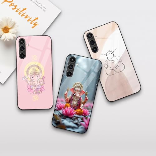 Image of COLORflow Back Cover Compatible with Samsung Galaxy S23 FE 5G | Ganesh Ji, Lord Ganesha Customized | Shockproof TPU Bumper with Camera Protection Back Cover Compatible with Samsung Galaxy S23 FE 5G