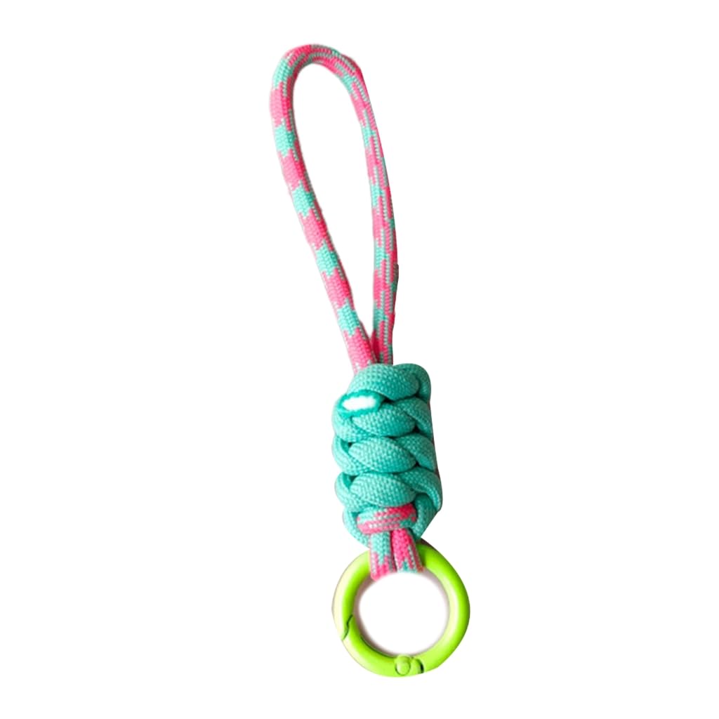 Asukohu Unisex Color Key Chain Creative Lanyard Keychain Stylish Lost Knot Rope Strap Phone Lanyard Wrist Lanyard Suitable For Phone Case