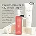 NOONI Korean Cleansing Oil - Snow Aqua 0 Ginseng Deep Cleansing Oil | Makeup Blackhead Remover, Pore Care Control, Glass Skin, Control Sebum, Revitalizing Care, Stocking Stuffers For Women, 6.76 Fl Oz