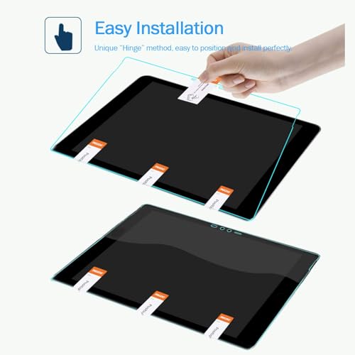 Megoo [3-Pack Glass Screen Protector for Microsoft Surface Go 4/ Surface Go 3/ Surface Go 2 10.5 Inch, Easy Installation, Precise Cutouts, Scratch Resistant, High Sensitivity - Thumbnail 4