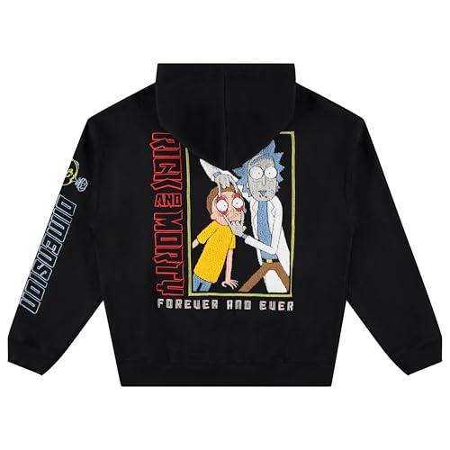 RICK AND MORTY Mens Varsity Jacket - Mens Classic Authentic Varsity Bomber Jacket2