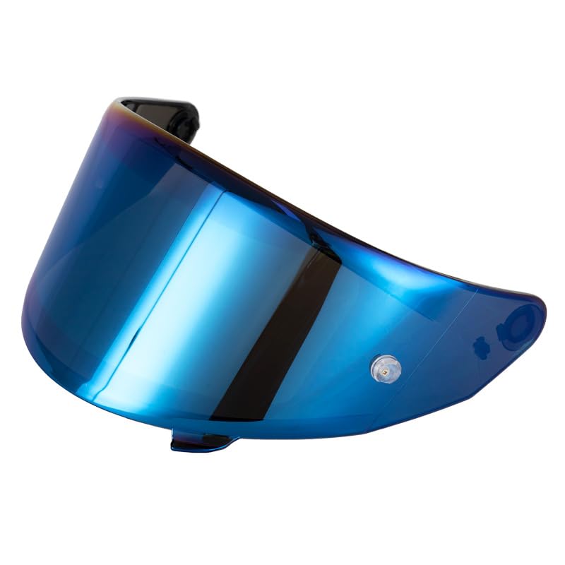 Generico Visiera per casco Suomy Stellar 1 Speedstar 1 Track-1 TX-Pro (Blu)