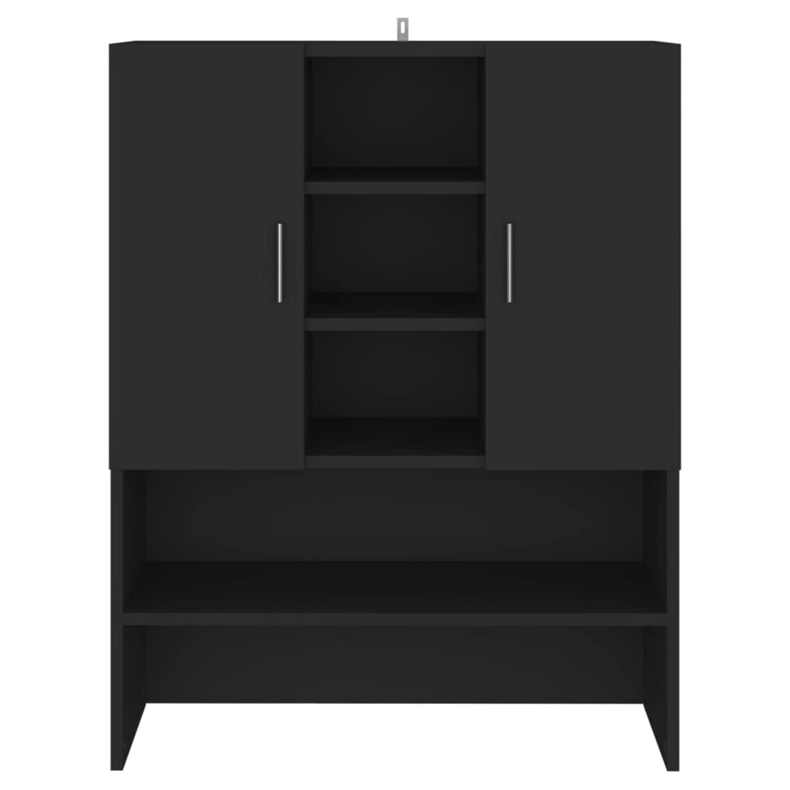 Salvaspazio Nero Rondella Armadio 70.5x25.5x90 cm Bagno Sto nizer Lavanderia Mensola Bagno Pelliccia Cact Appliance nd