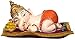 Krishna Culture Sweet Sleepy Baby Ganesh Statue 2.75" Hindu Elephant God Ganapati Golu Doll